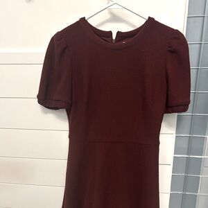 Gal Meets Glam Petite Burgundy Dress